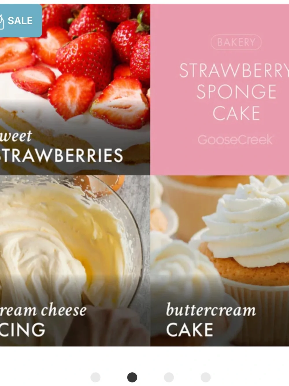 🍓 GC Strawberry Sponge Cake 3-Wick Candle NEW